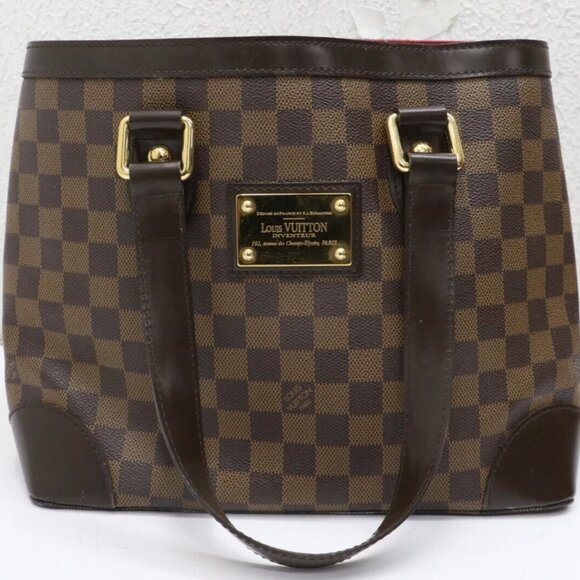 Louis Vuitton Hampstead PM Damier Ebene Canvas Tote - Picture 1 of 14